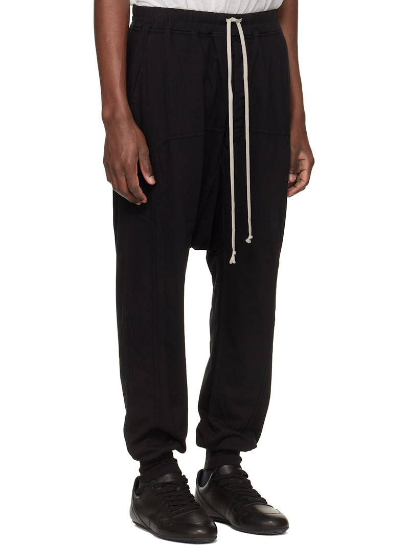 Black Temple Drawstring Sweatpants 2