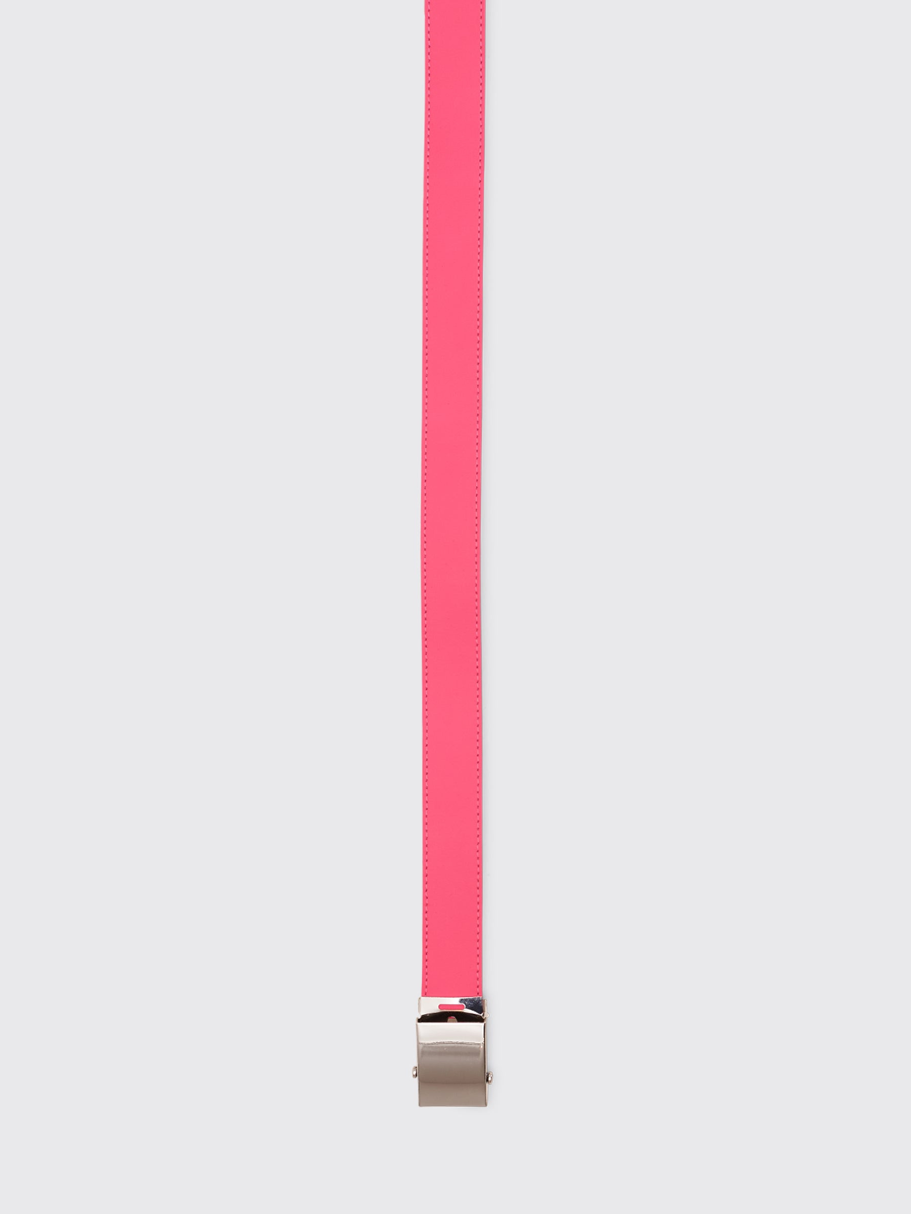 COMME DES GARÇONS WALLET SUPER FLUO LEATHER BELT PINK / YELLOW - 2