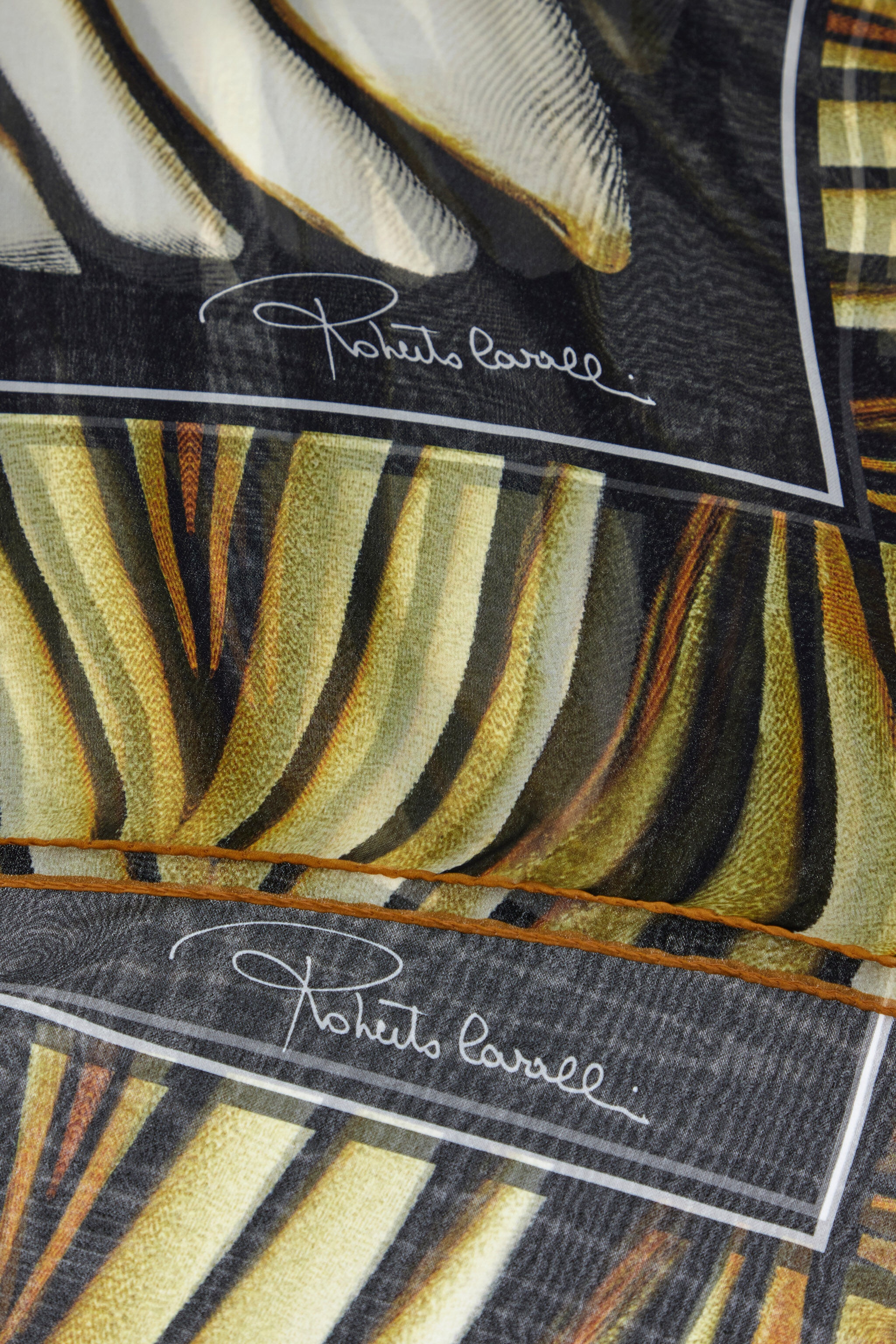 Ray of Gold Print Scarf - 2