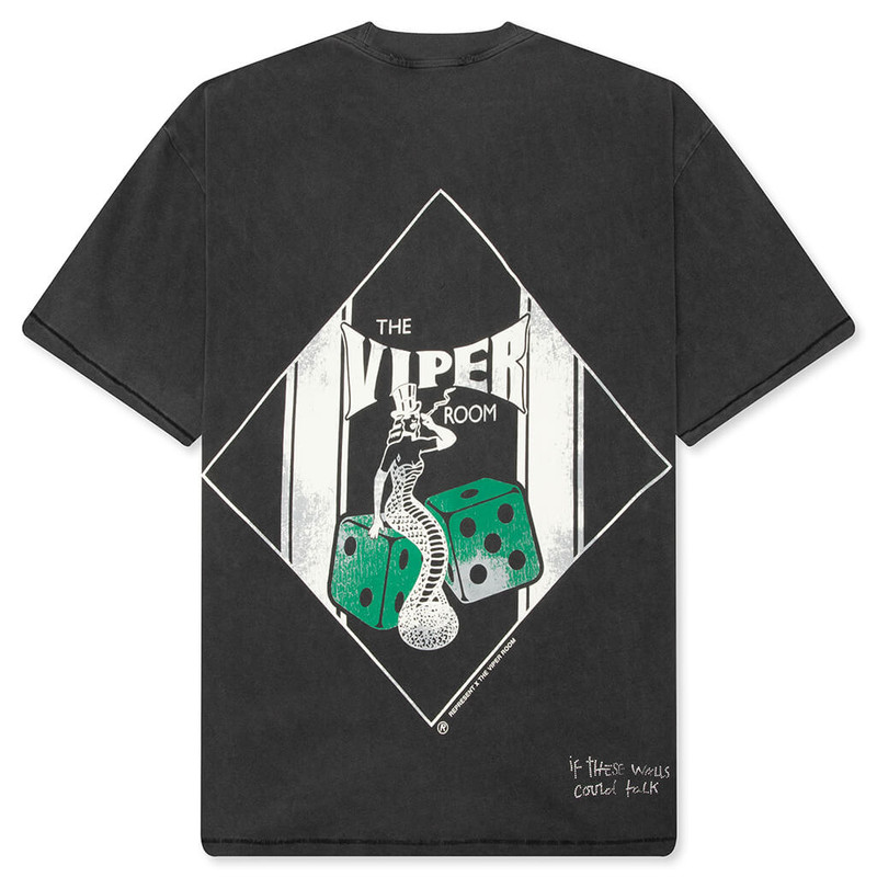 REPRESENT REPRESENT X THE VIPER ROOM DICE T-SHIRT - VINTAGE GREY outlook