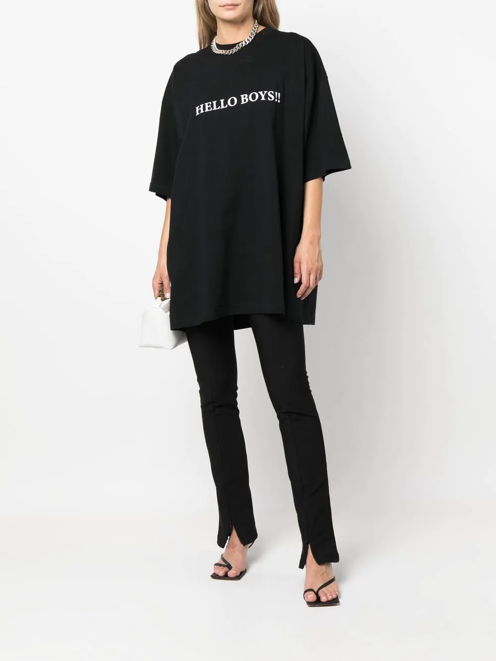 graphic-print oversized T-shirt - 3