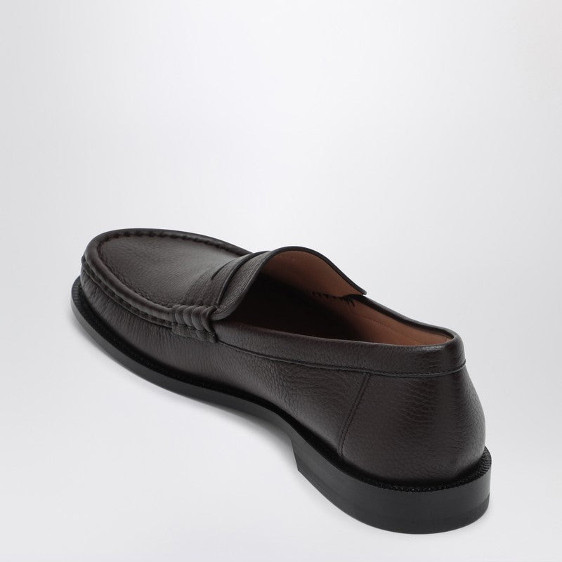 Loewe Campo Loafer In Dark Burgundy Men - 2