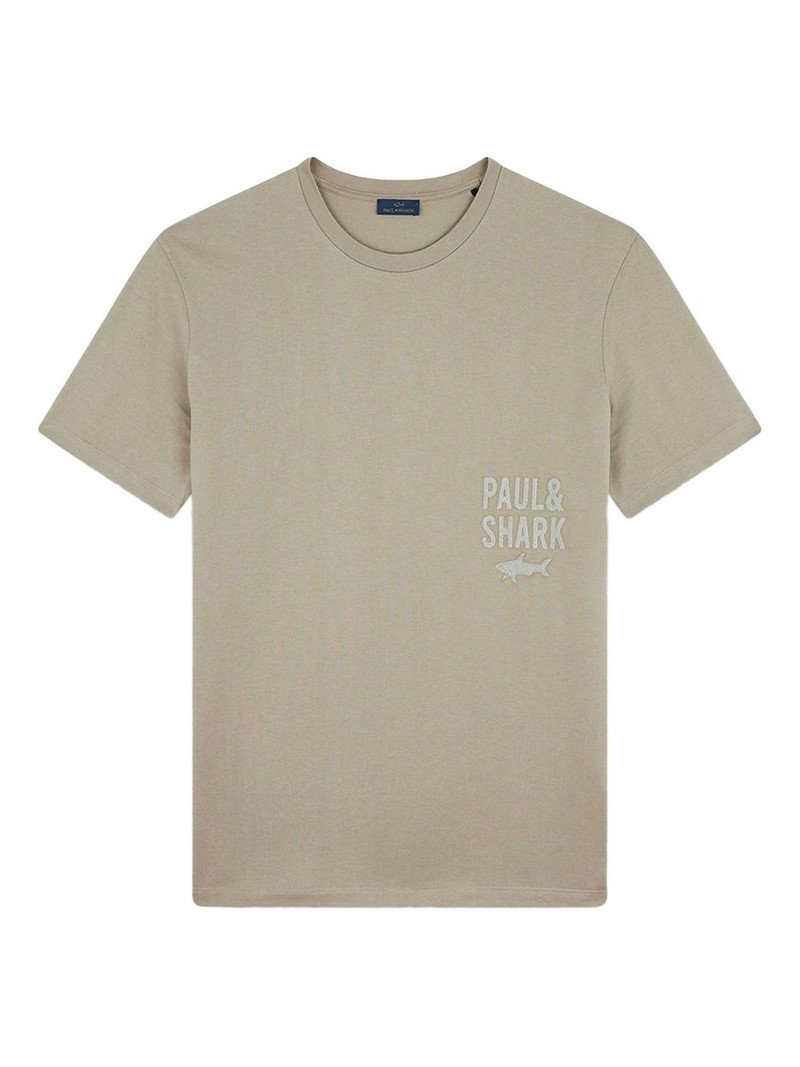 embroidered-logo T-shirt 1