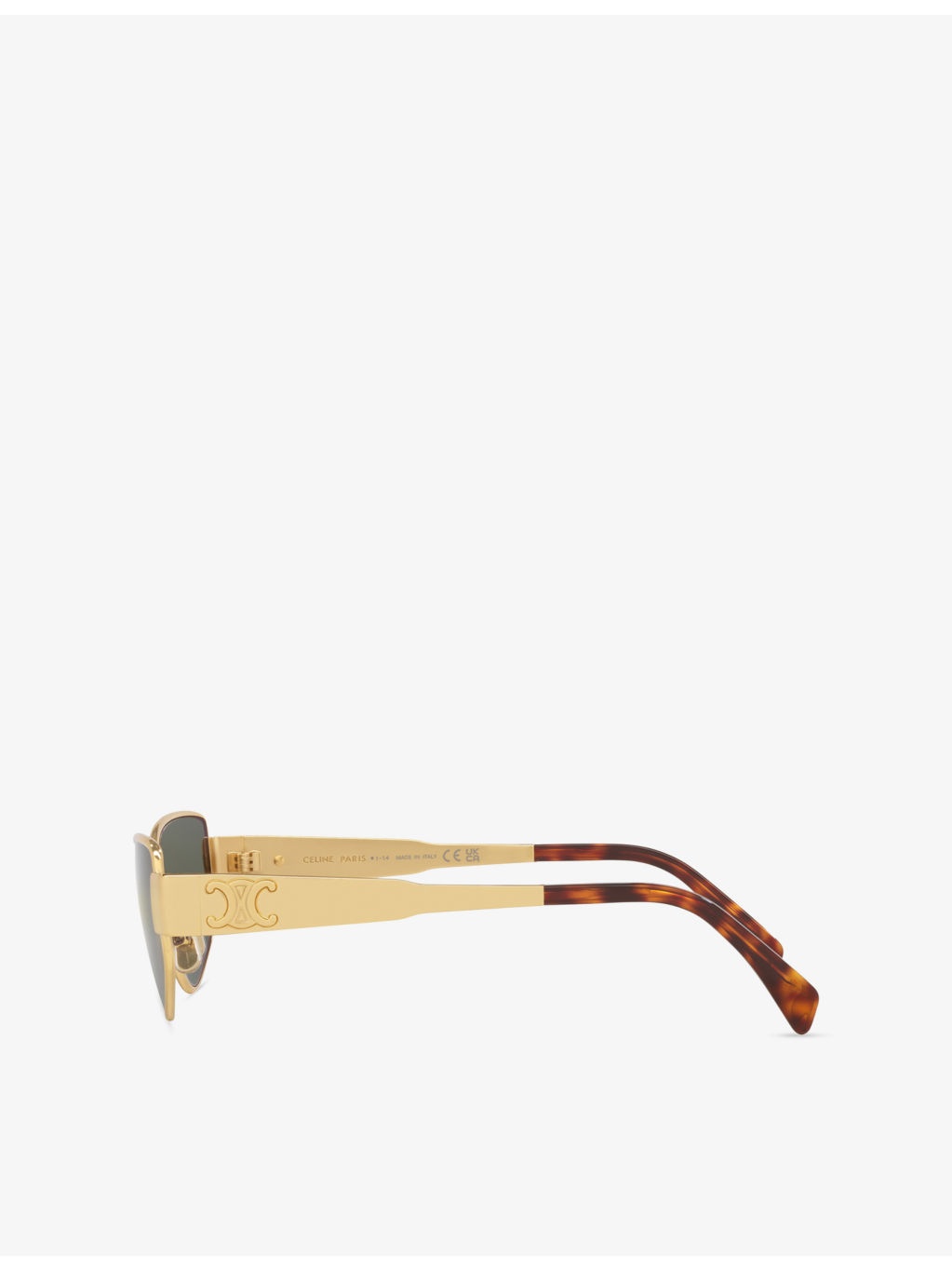 CL40293U Metaltriomphe Square-Frame Metal Sunglasses - 3