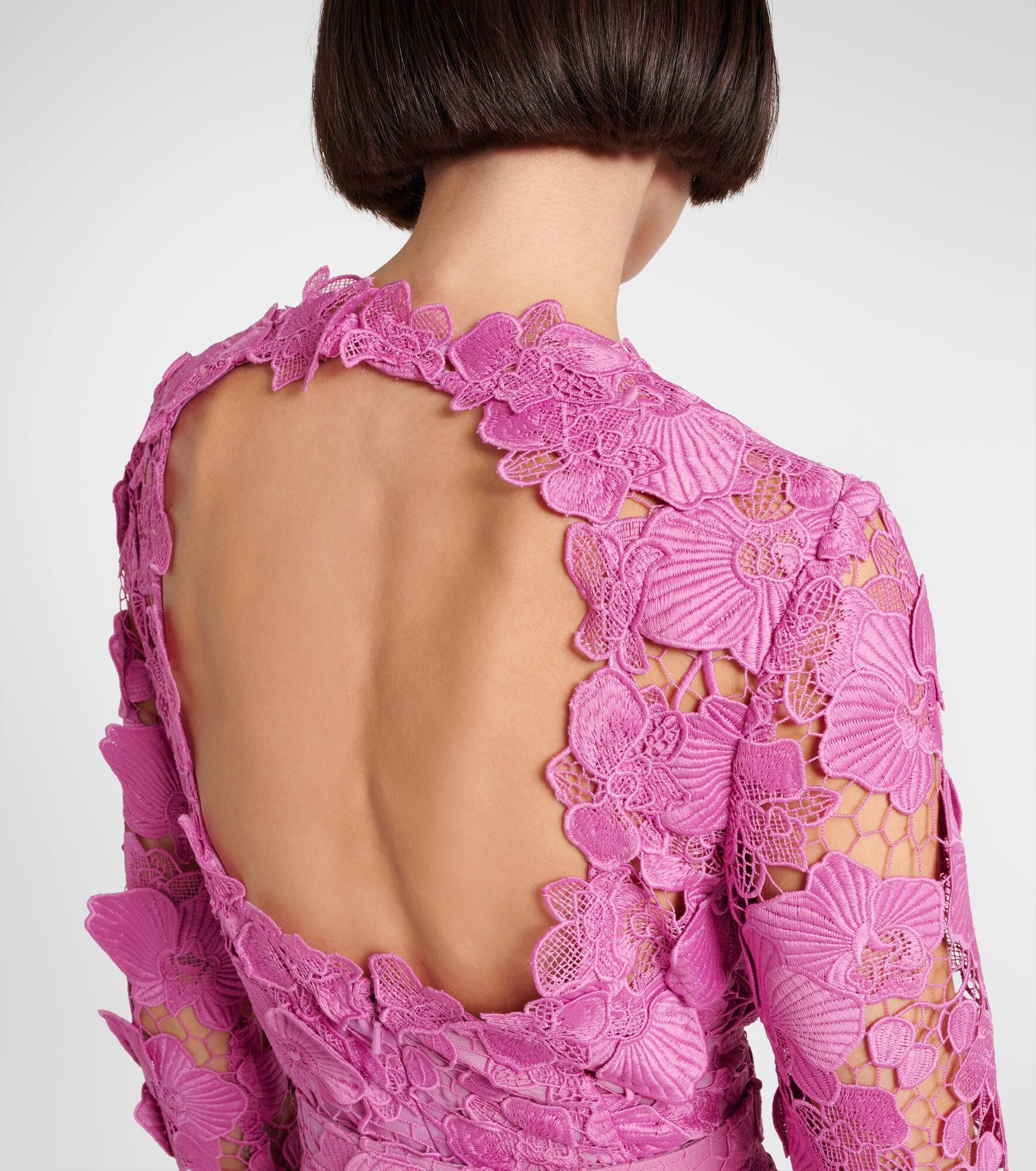 Floral lace minidress - 5