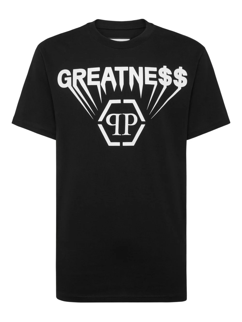 logo-print round-neck T-shirt - 1