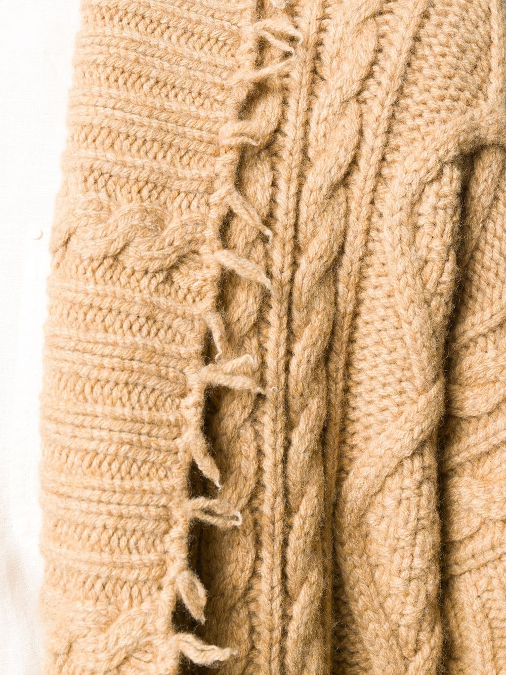 cable knit cardi-coat - 5