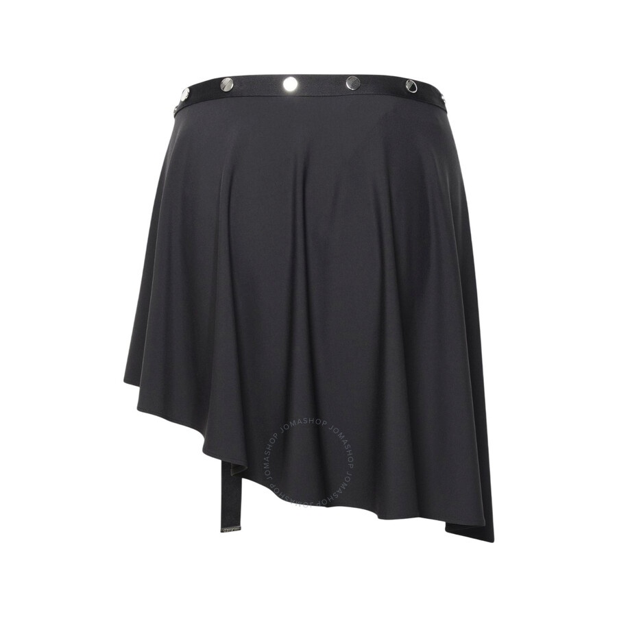 The Attico Asymmetrical Stretch Jersey Mini Skirt - 3