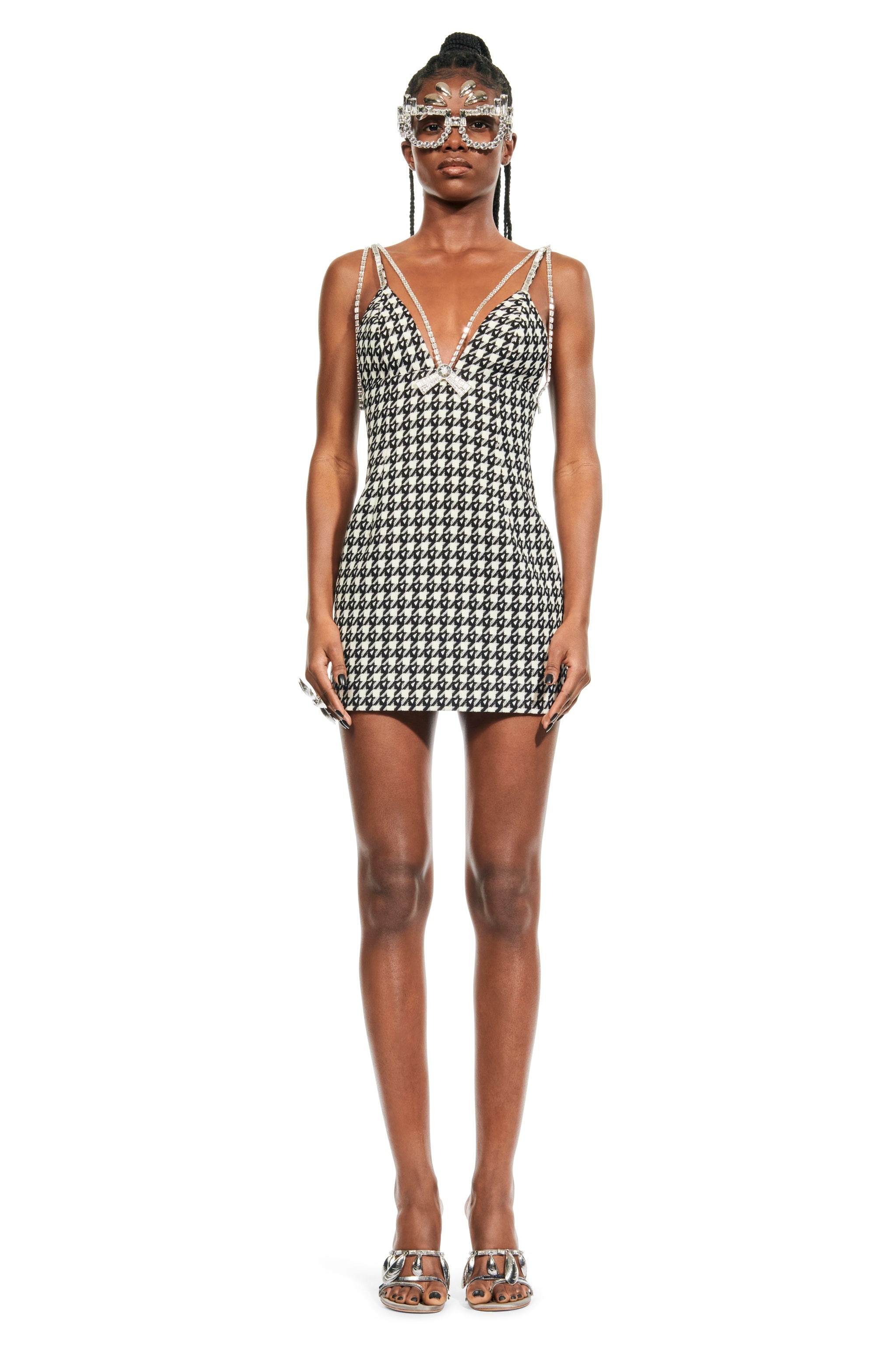 DECO BOW MINI DRESS - 4