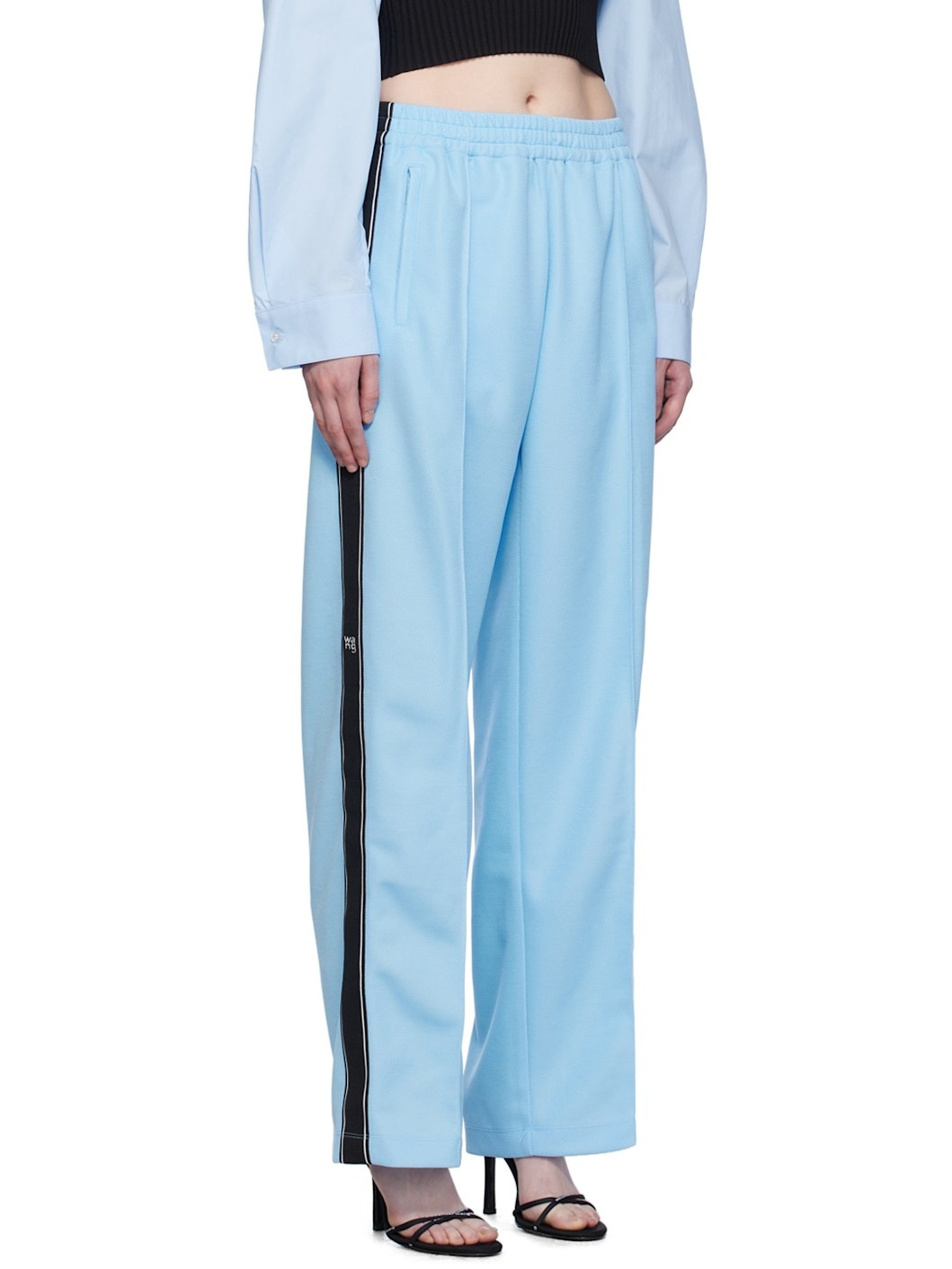 Blue Pinched Seam Track Pants - 2