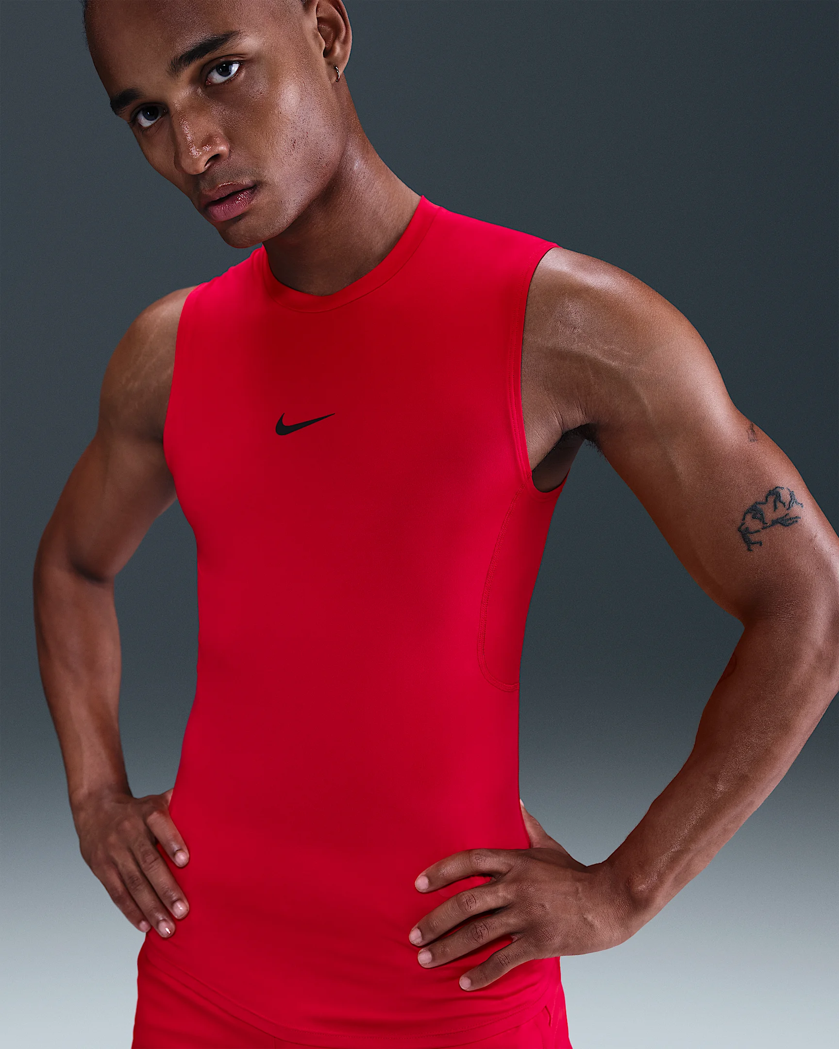 Nike Pro Men's Dri-FIT Tight Sleeveless Fitness Top - 1