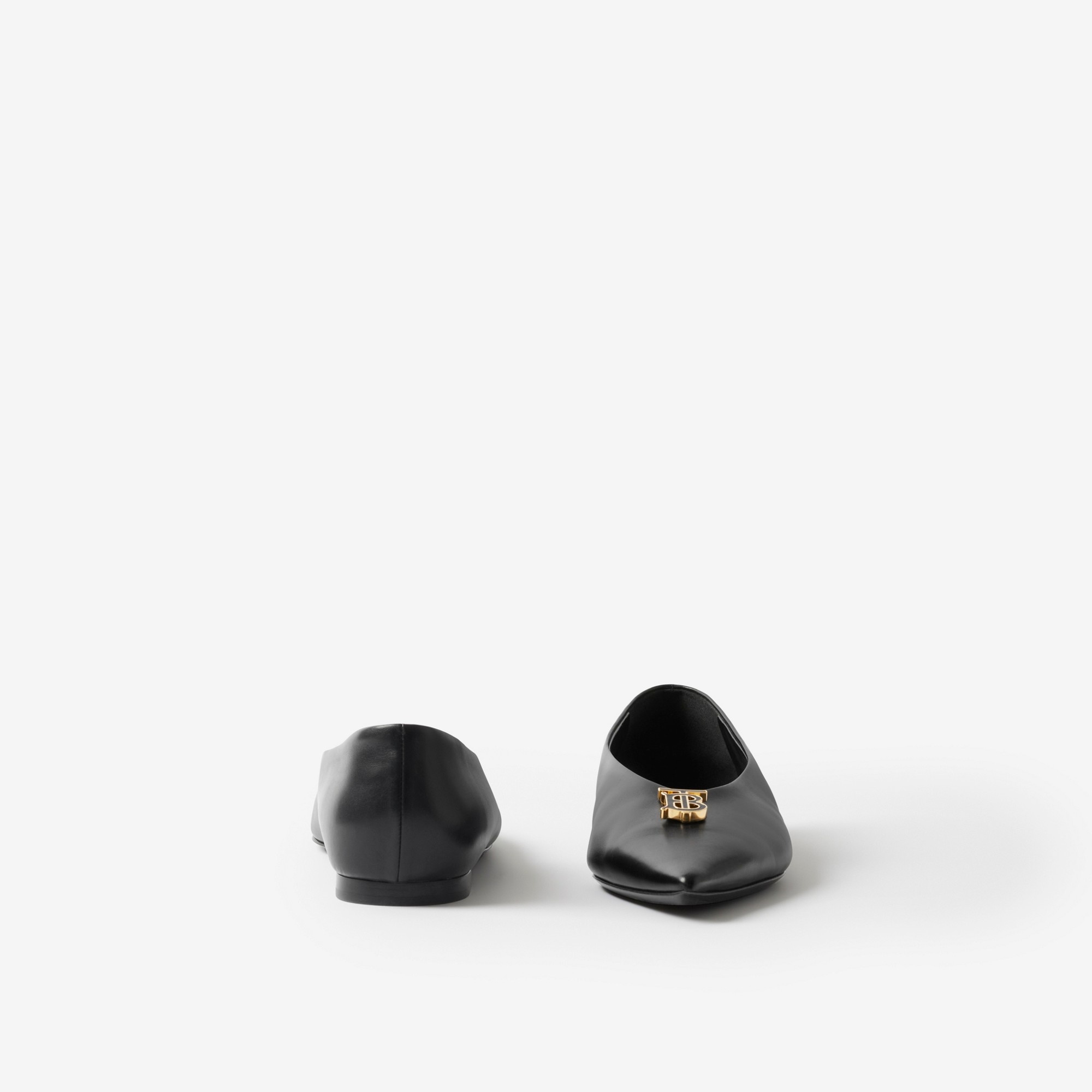 Monogram Motif Point-toe Ballerinas - 4