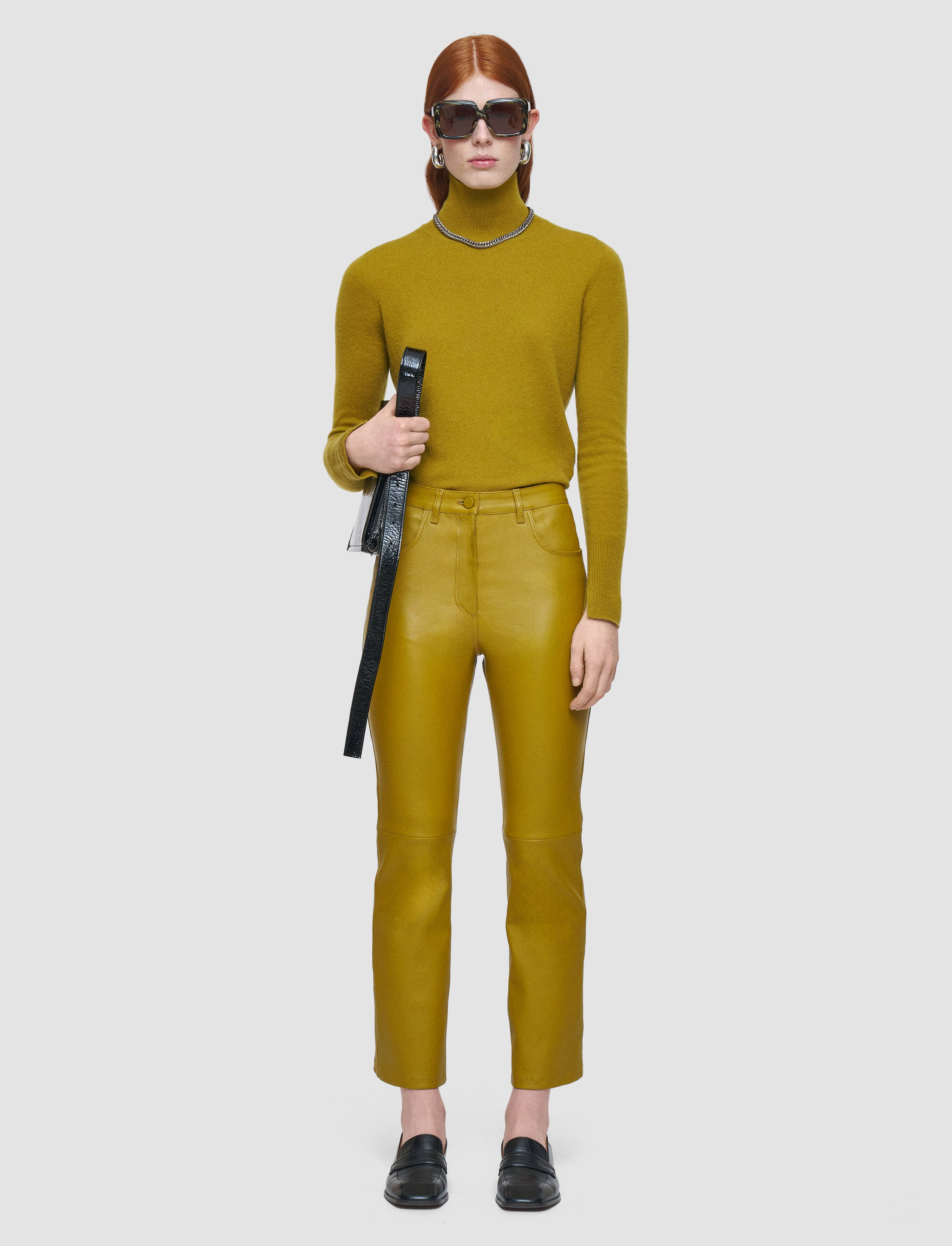 Duke Leather Stretch Trousers - 2