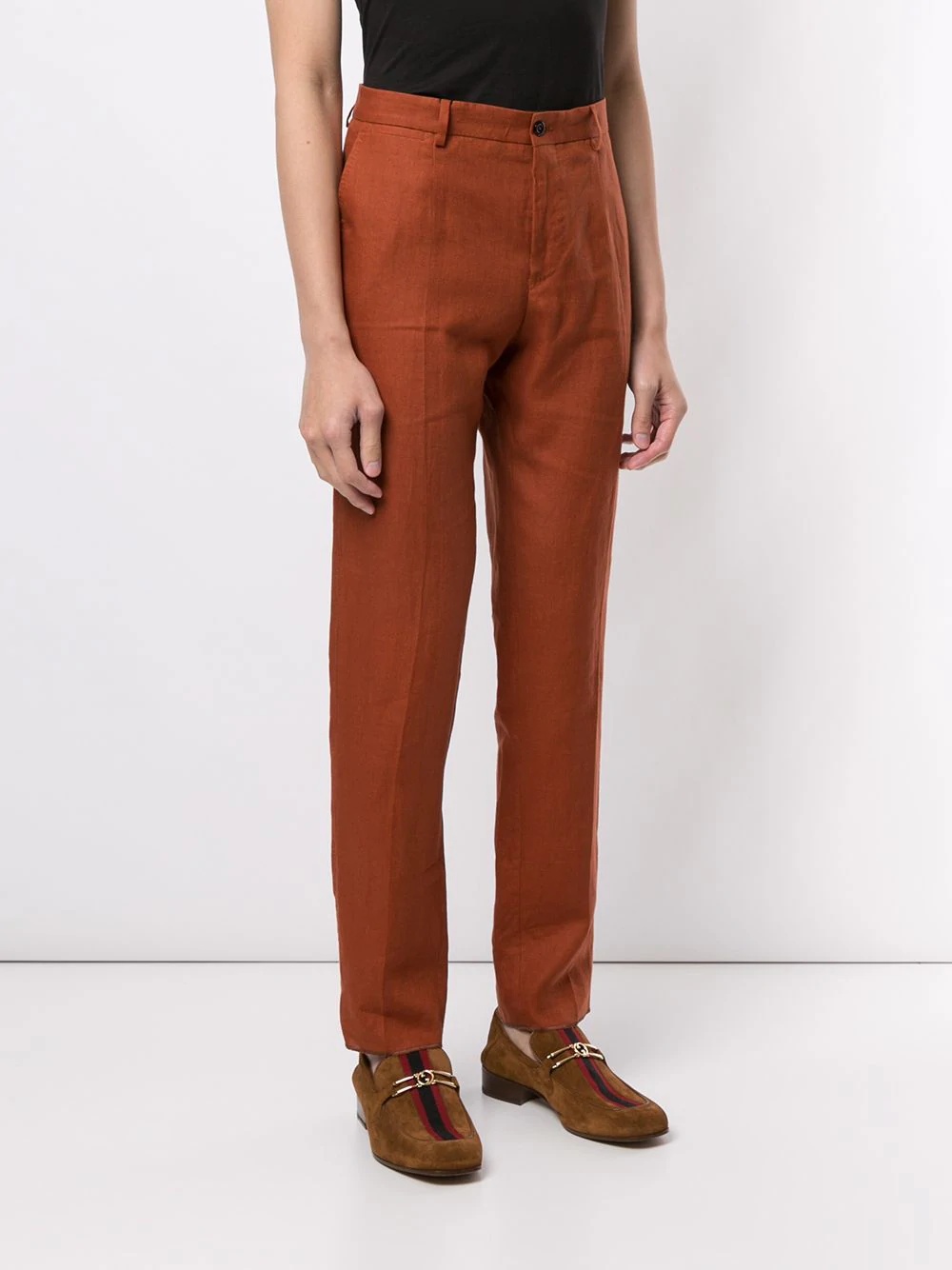 straight-leg trousers - 3