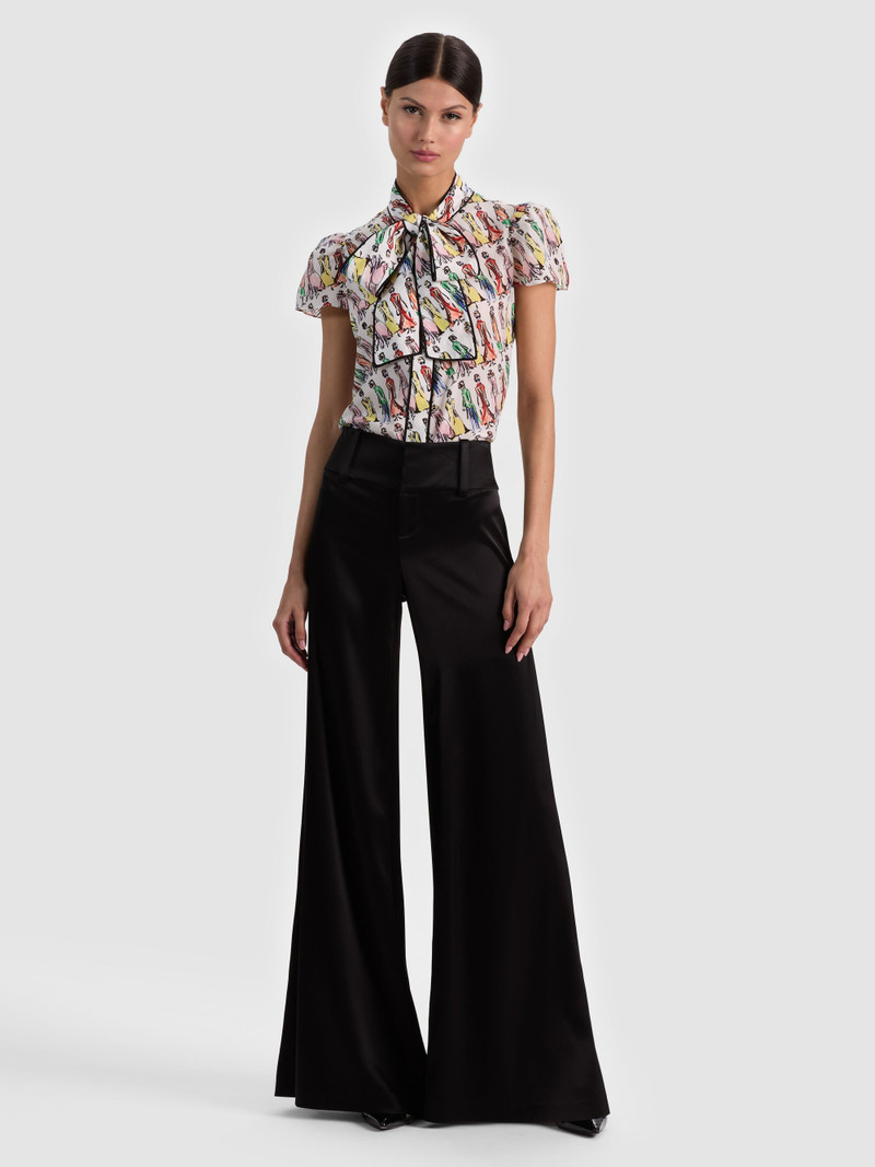 JEANNIE STACEFACE SILK BLOUSE 6