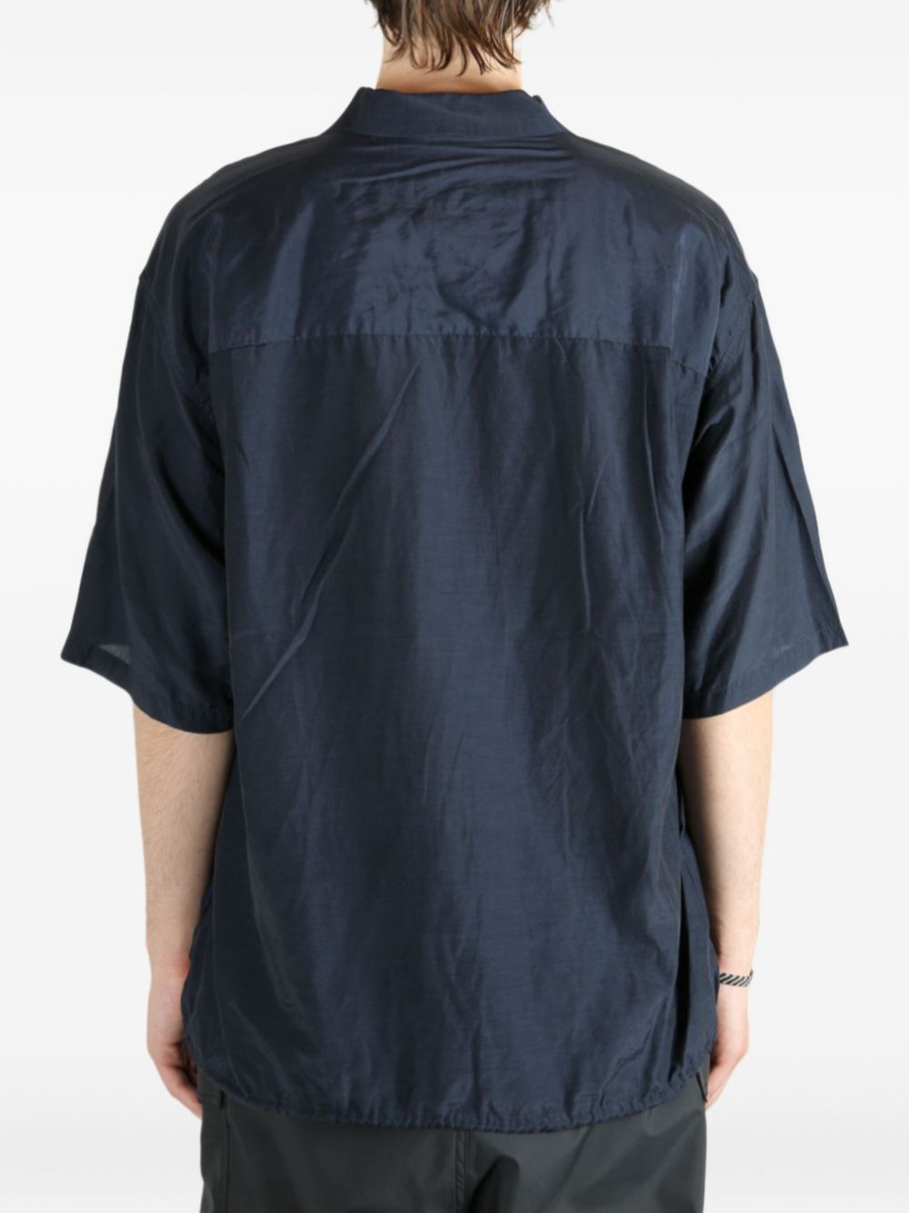 drawstring short-sleeve shirt - 4