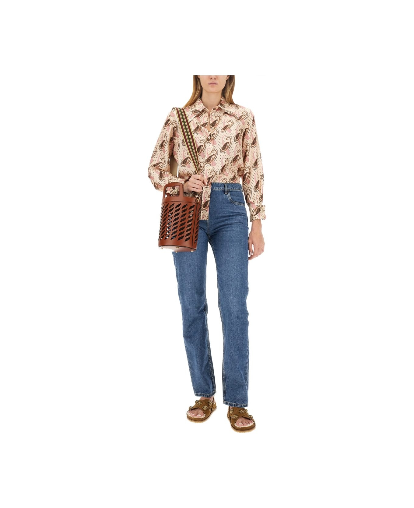 Jeans With Logo Embroidery - 2