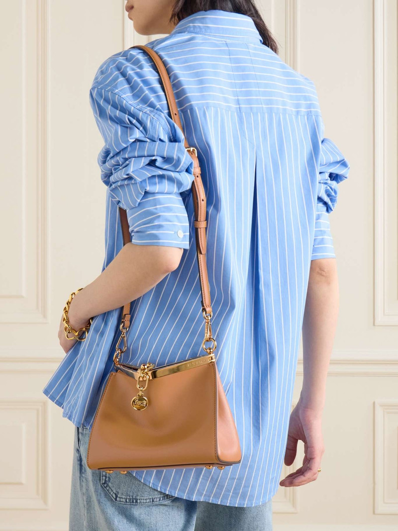 Etro Vela small leather shoulder bag outlook