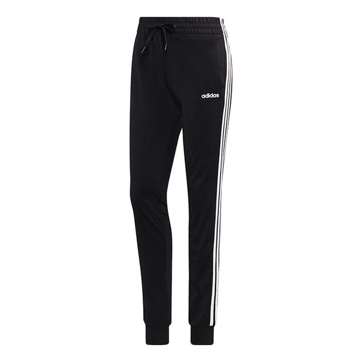(WMNS) adidas W E 3s Pant Tri Slim Fit Bundle Feet Knit Sports Pants/Trousers/Joggers Black DP2382 - 1