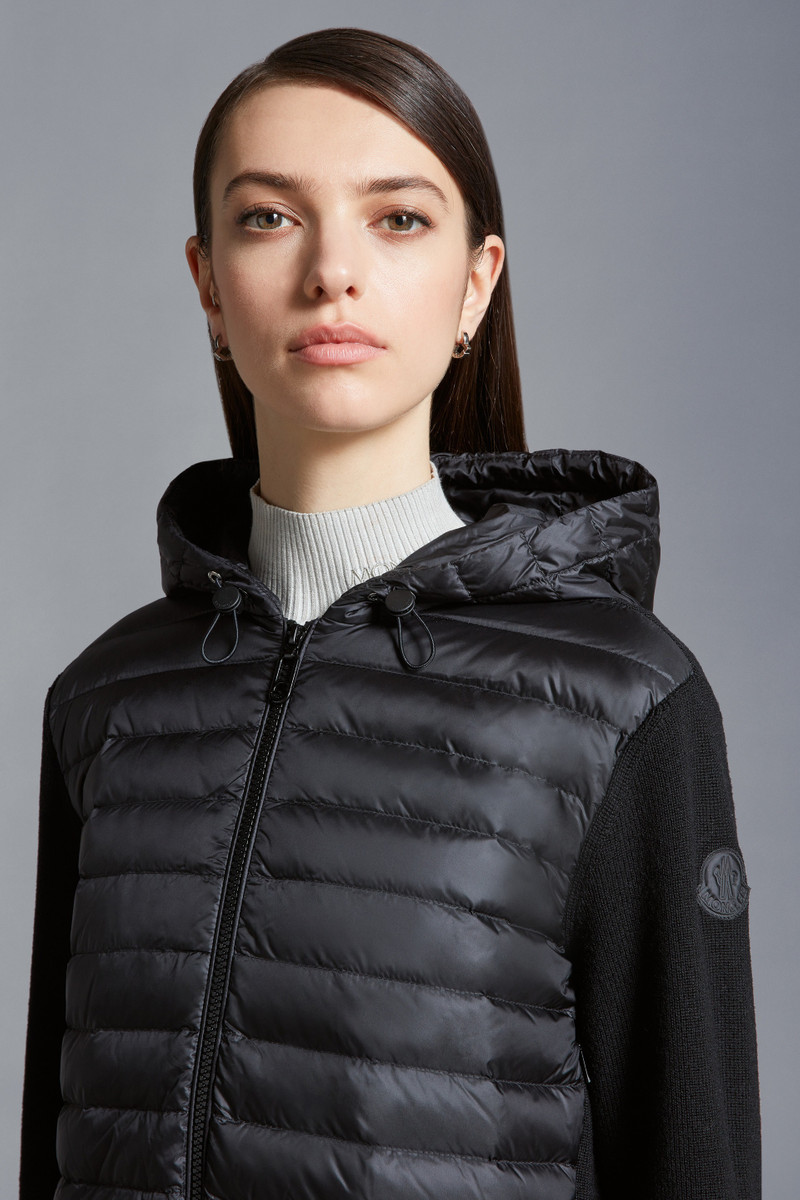 Padded Wool Zip-Up Hoodie 4