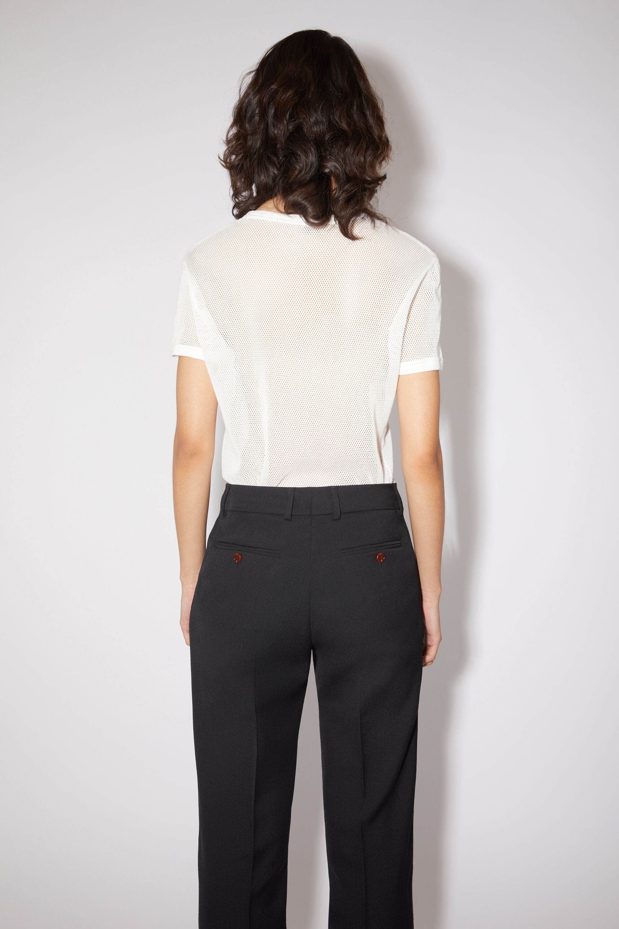 Logo mesh t-shirt - White - 3