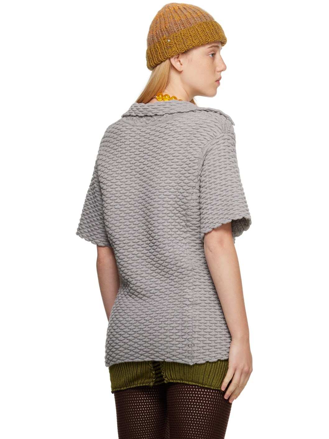 Gray Peanut Polo - 3