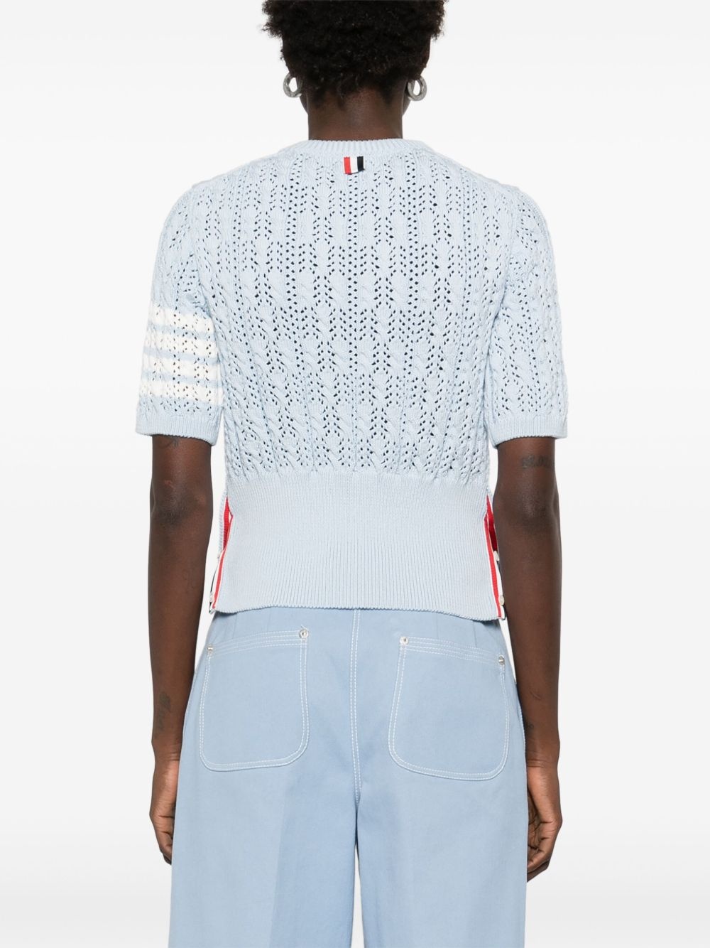 4-Bar pointelle T-shirt - 4