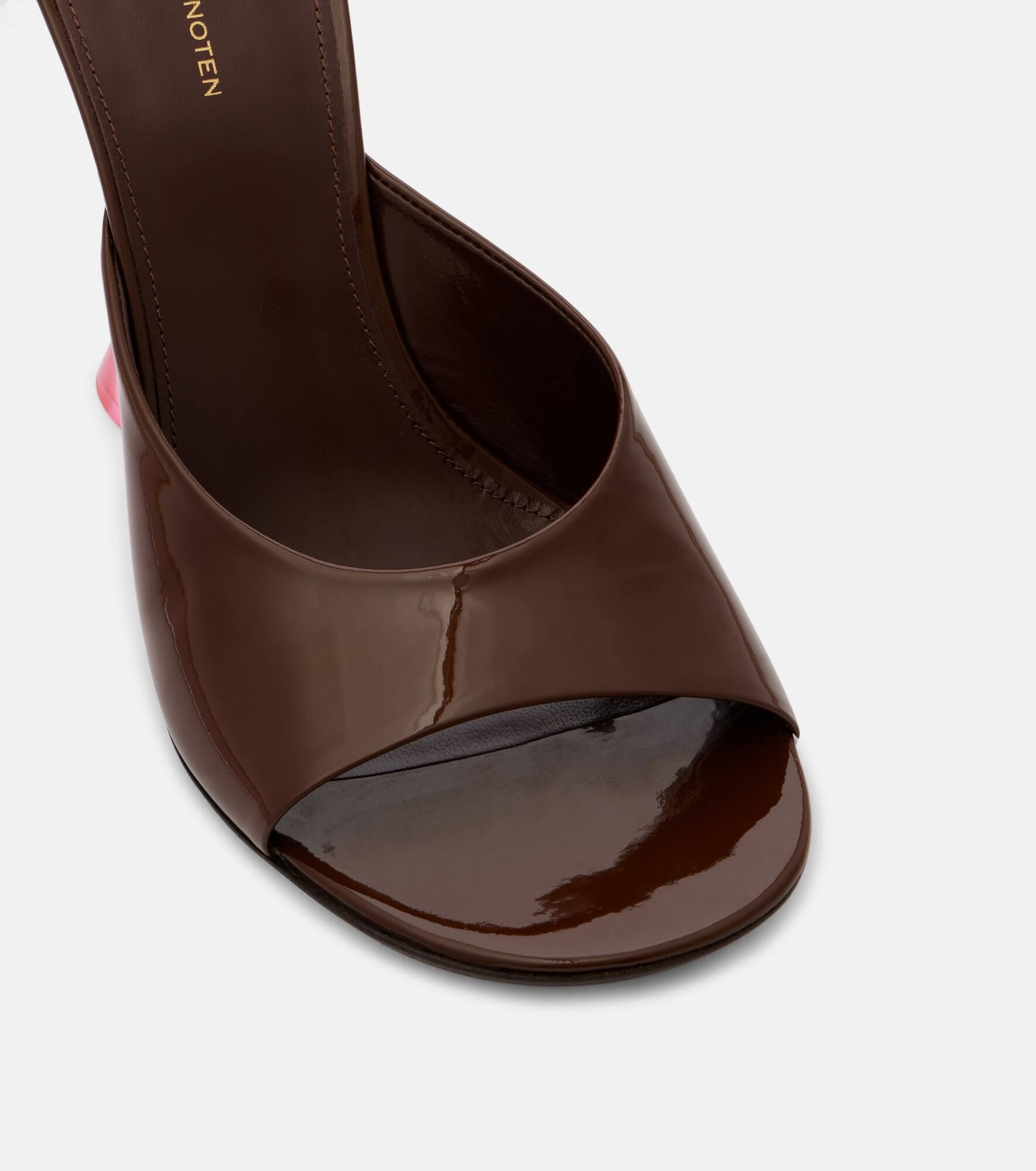 Bulle 105 patent leather mules - 5