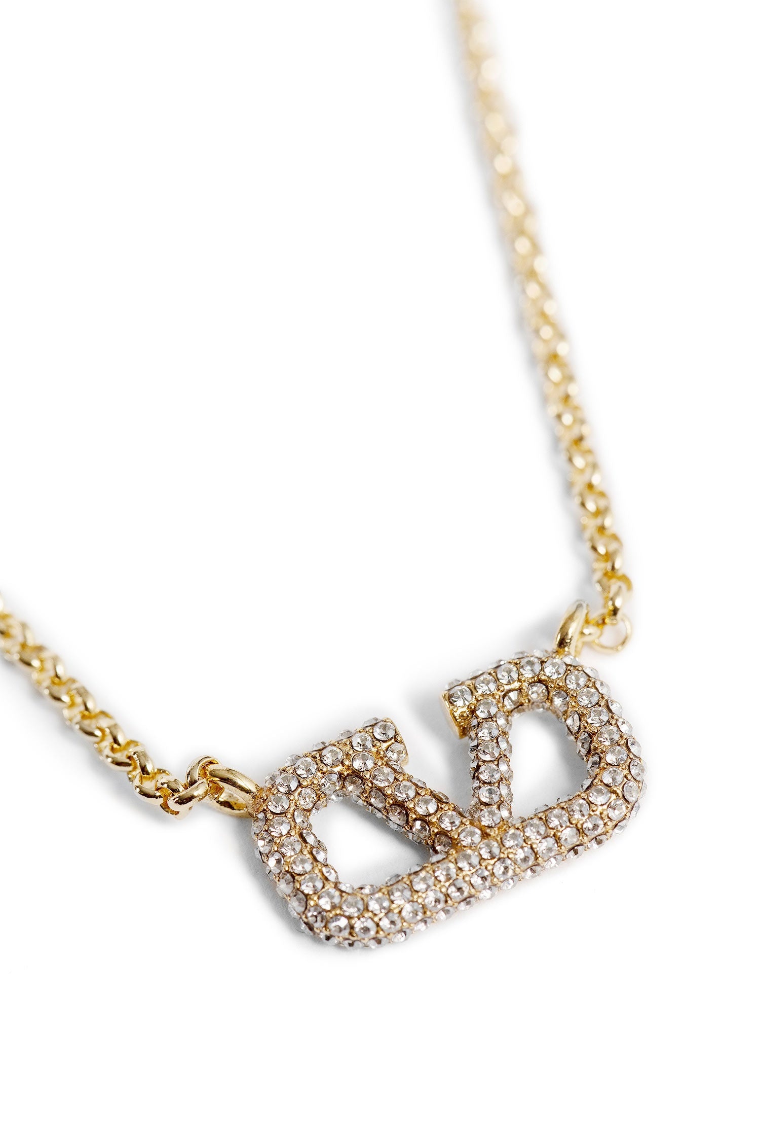 Valentino Vlogo-Signature-Strass-Necklace | antonioli
