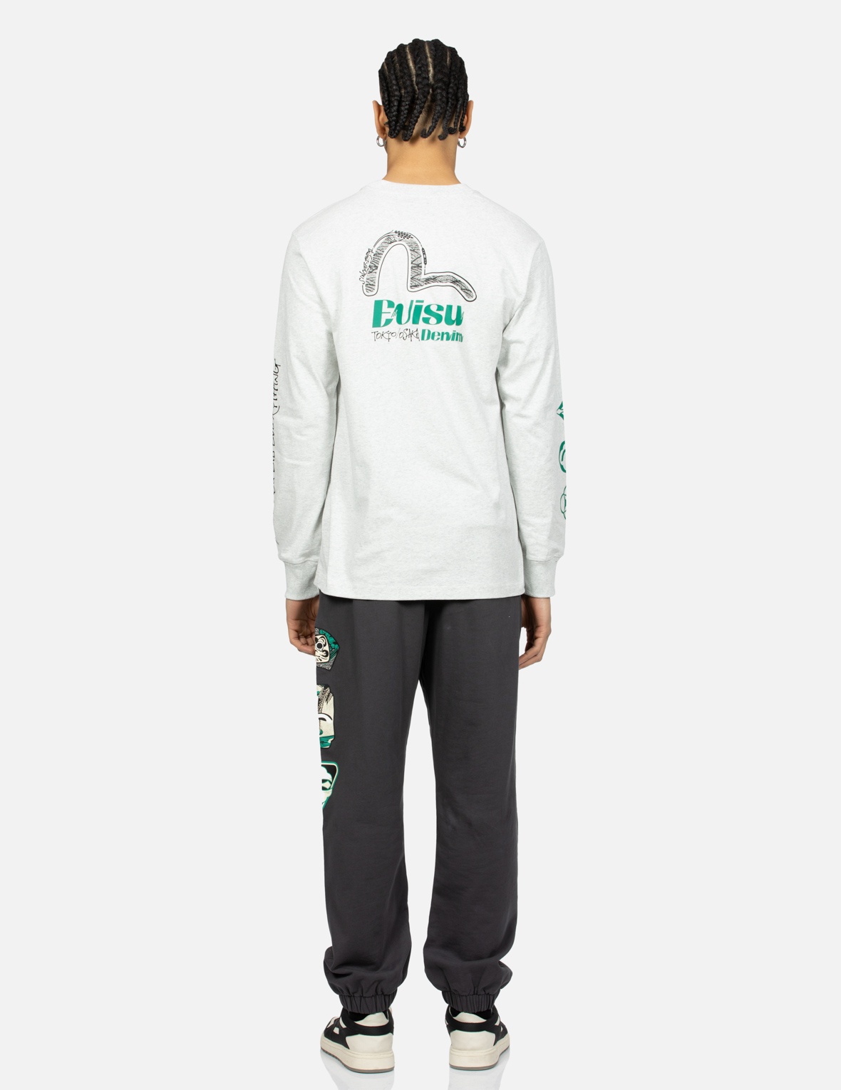 SEAGULL PRINT FASHION FIT SWEATSHIRT - 5