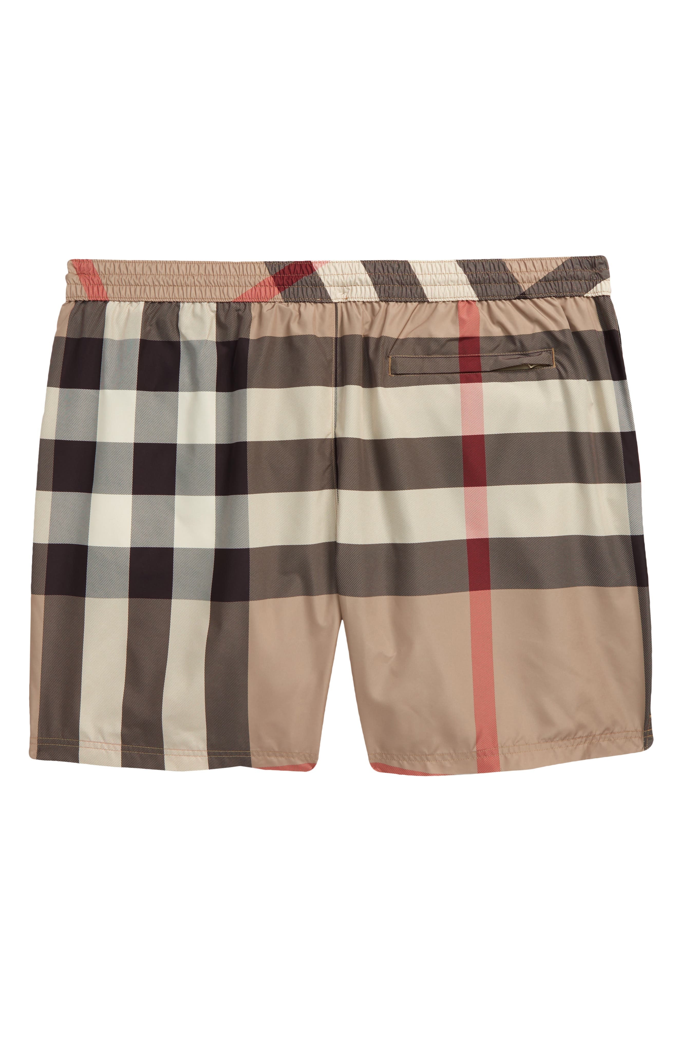 burberry Guildes Check Swim Trunks in Archive Beige Ip Chk at Nordstrom - 5