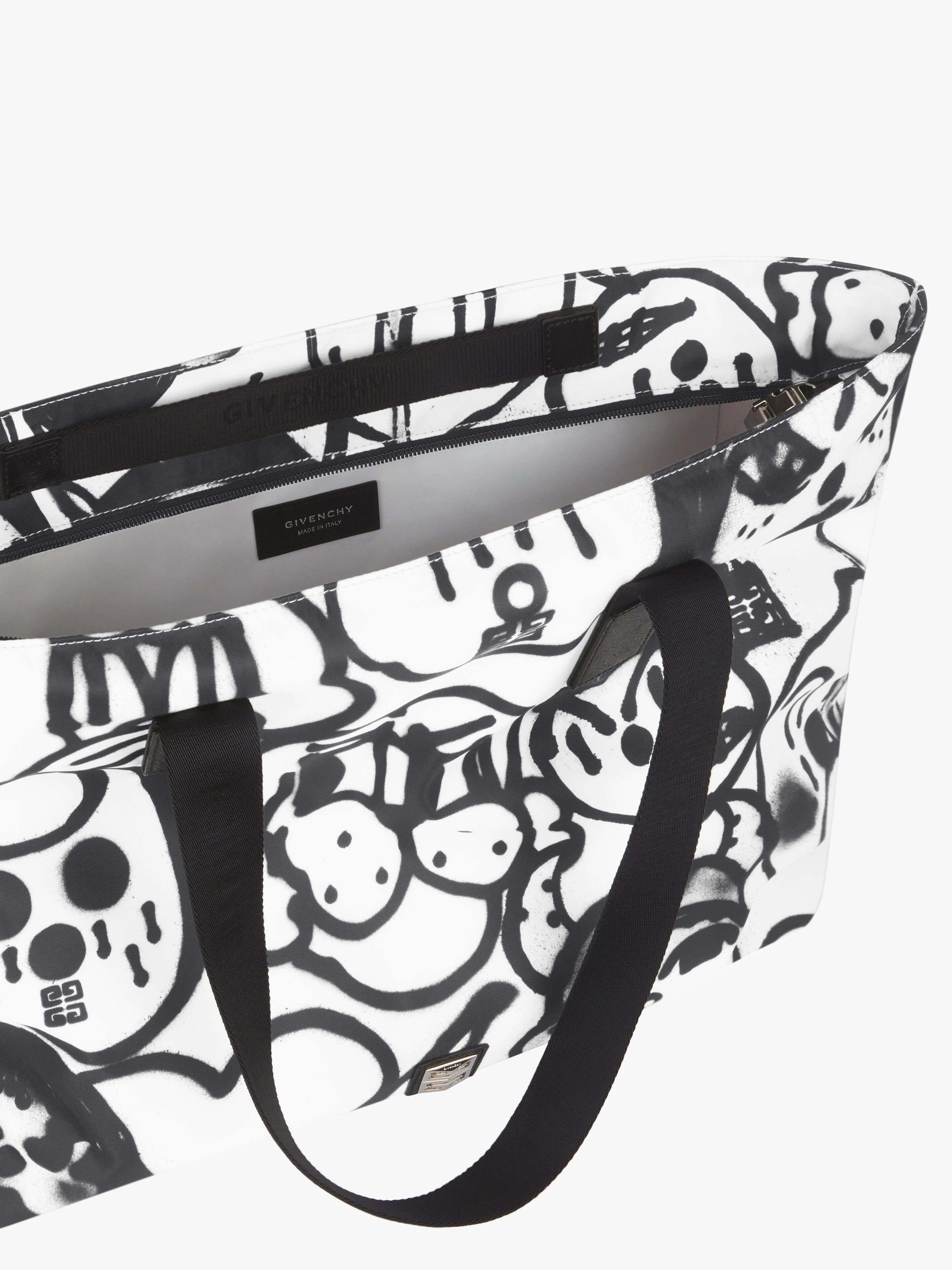 4G LIGHT SHOPPING BAG WITH TAG EFFECT PRINTS - 6