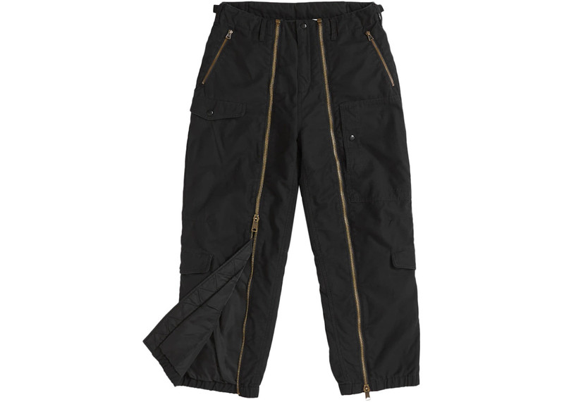 Supreme Supreme Alpha Industries Cotton Twill Flight Pant Black outlook