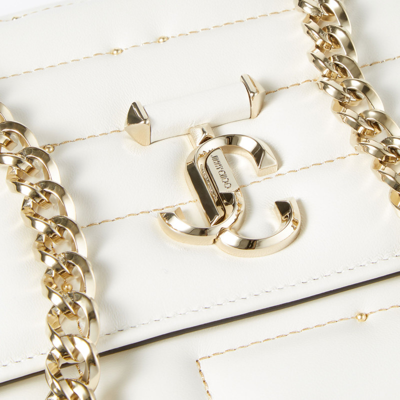 Varenne Avenue Shoulder
Latte Avenue Nappa Leather Shoulder Bag with JC Emblem 4