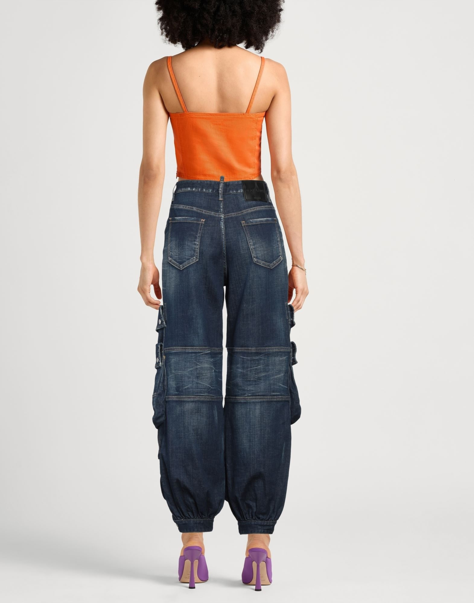Blue Women's Denim Pants - 3