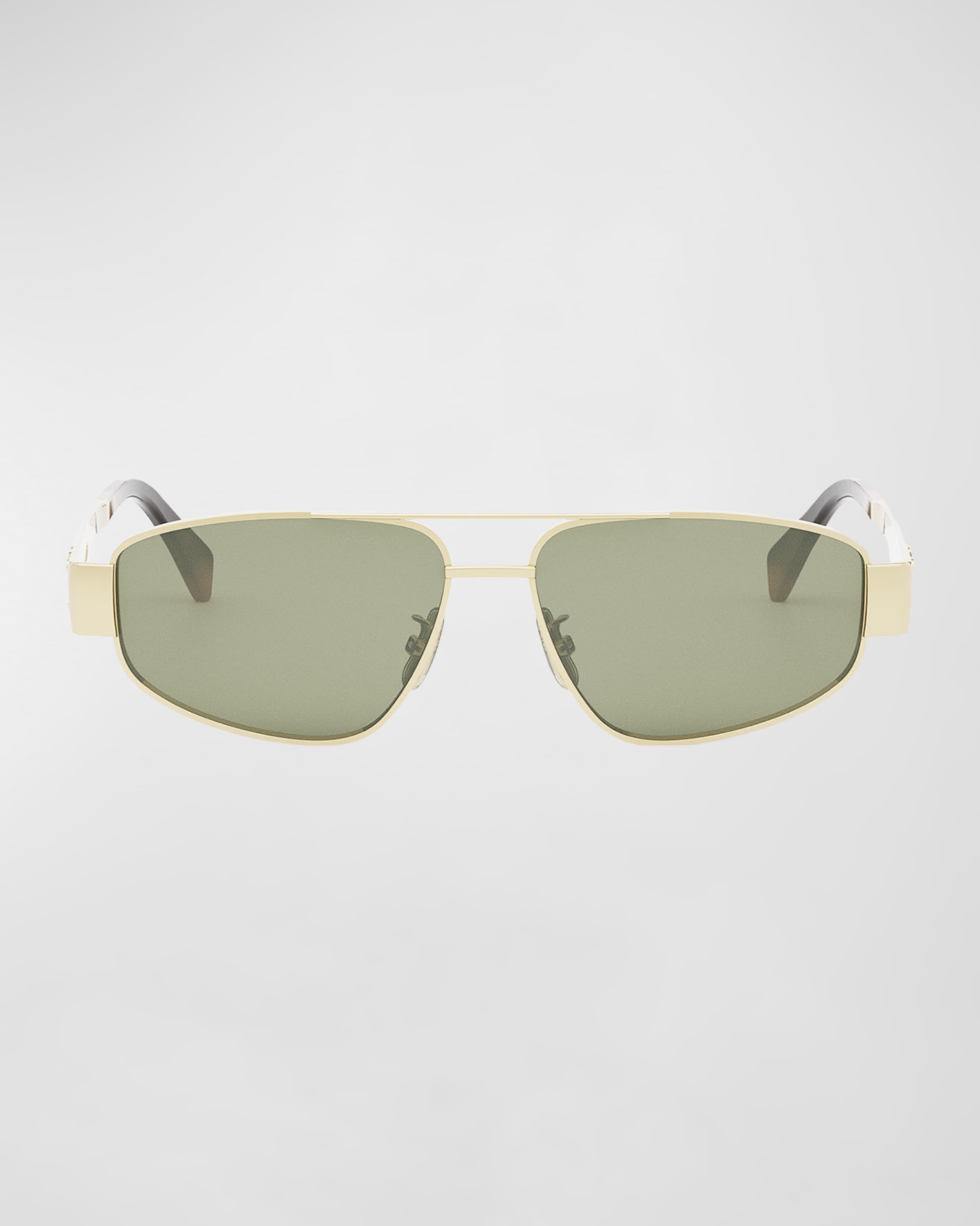 Triomphe Metal Aviator Sunglasses - 4