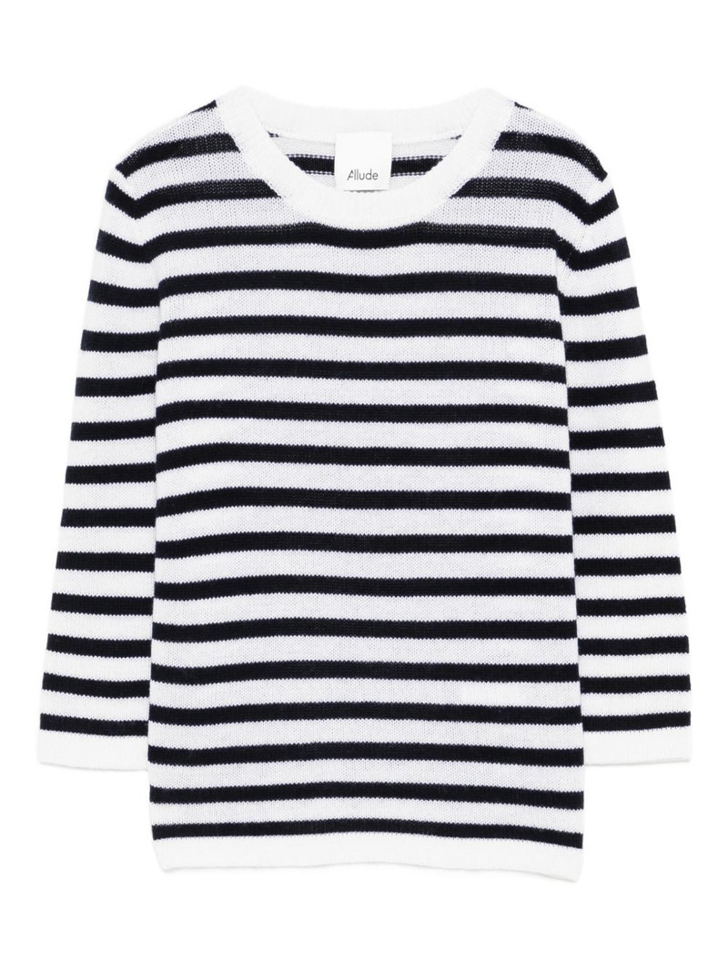 striped-pattern sweater 1