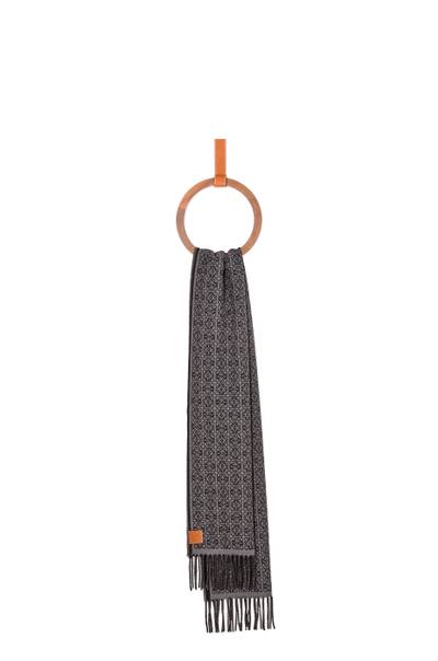 Loewe Anagram scarf in cashmere outlook