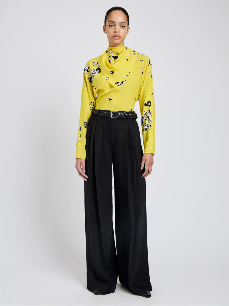 Proenza Schouler Ysabelle Top in Printed Silk Viscose outlook