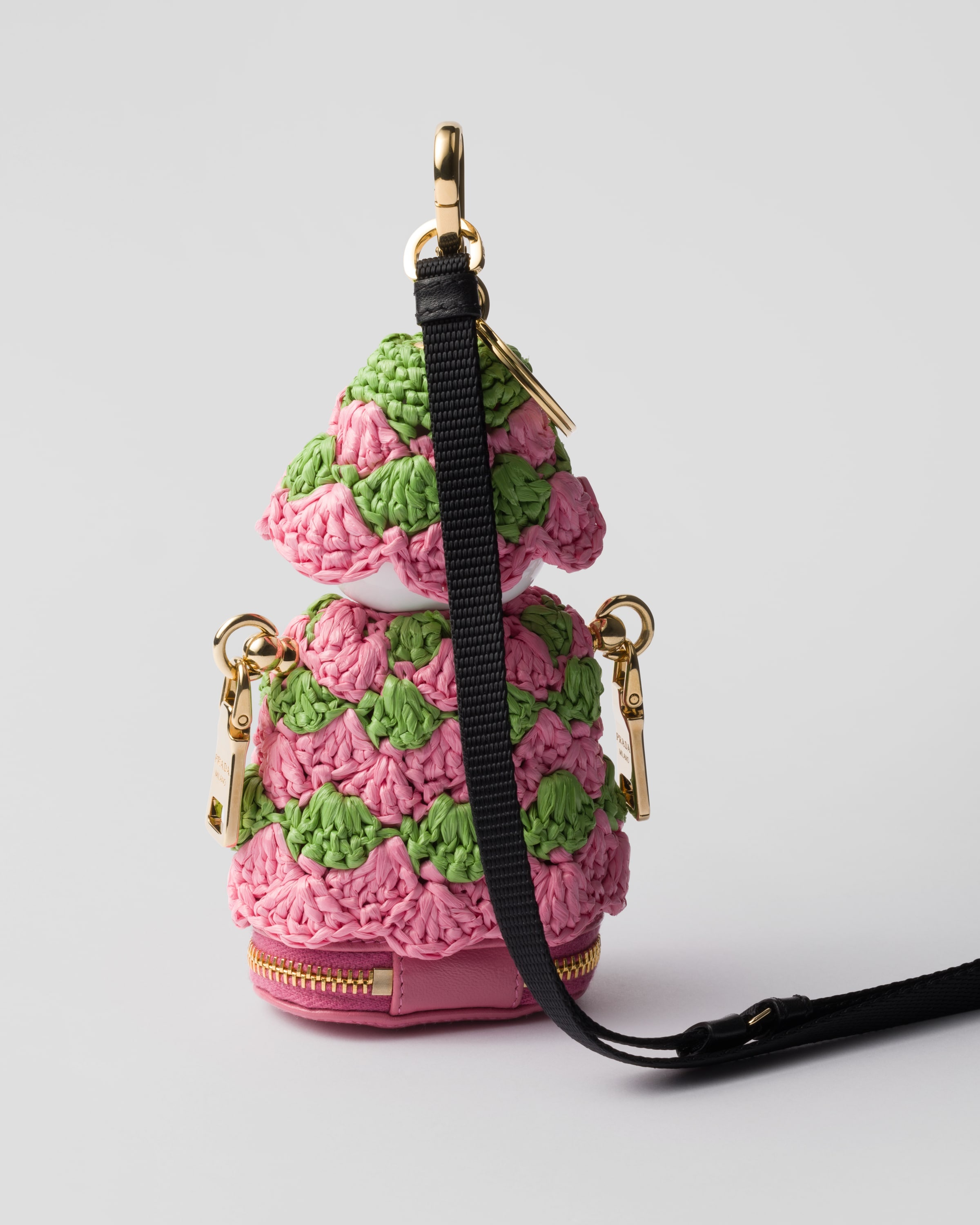 Soft Robot crochet bag pendant - 3