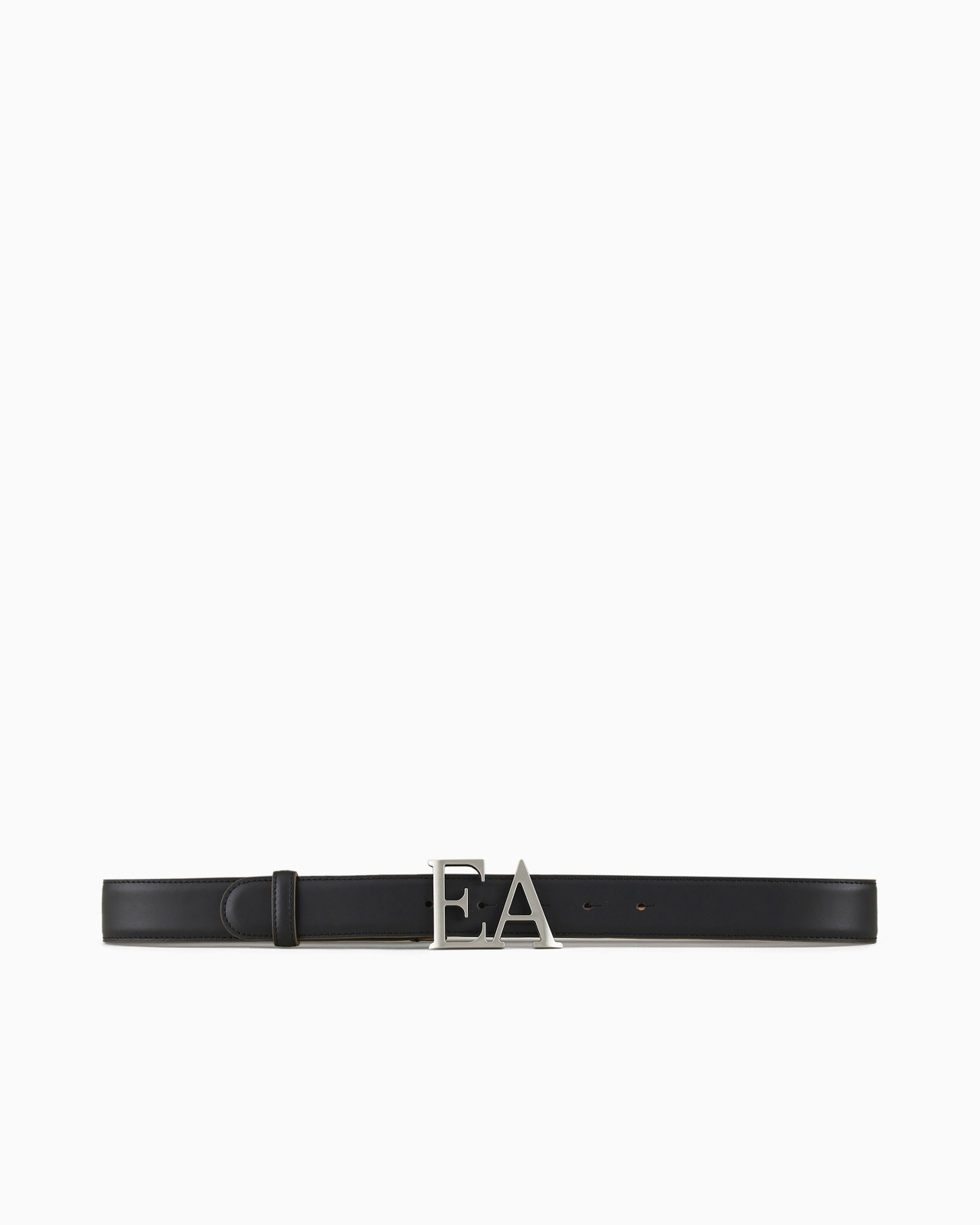 Leather belt with moulded EA buckle - 3