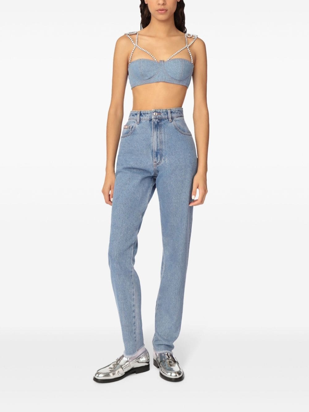 Chocker straight-leg jeans - 3