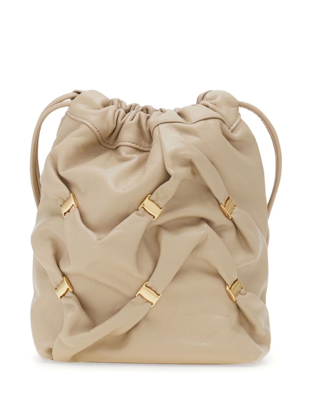mini leather bucket bag - 2