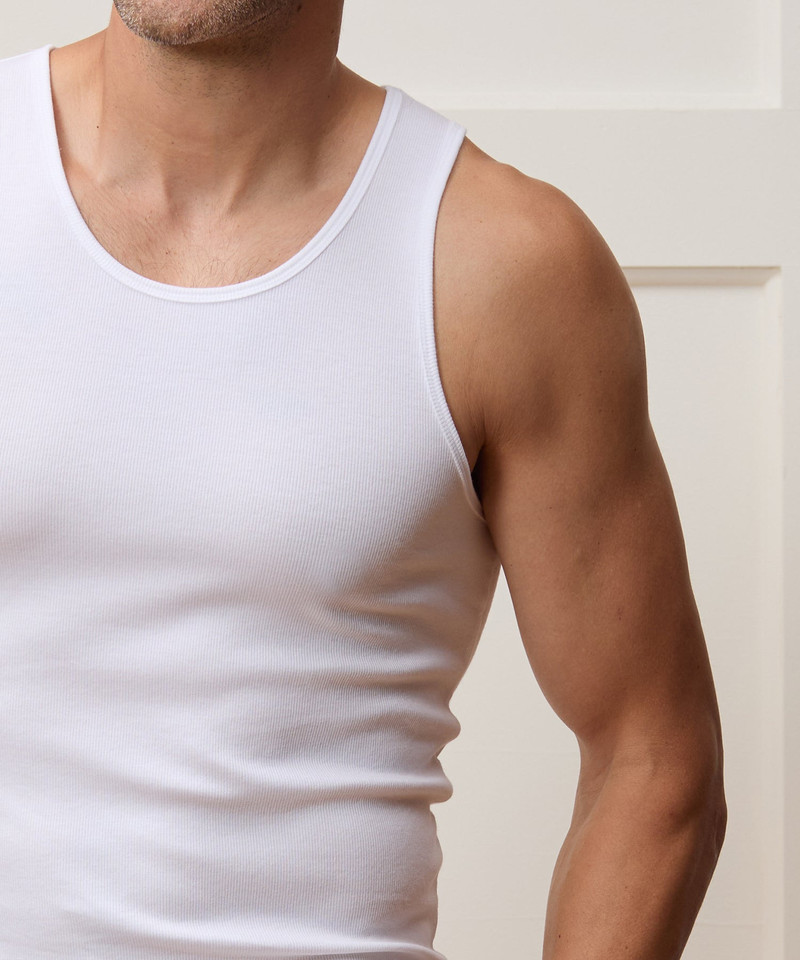 Slim Ribbed Tank 3