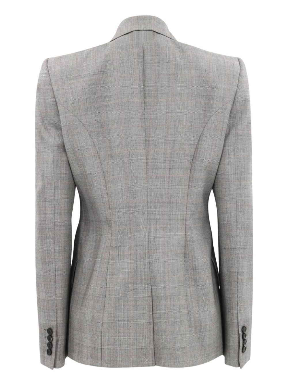 Prince of Wales single-breasted blazer - 2