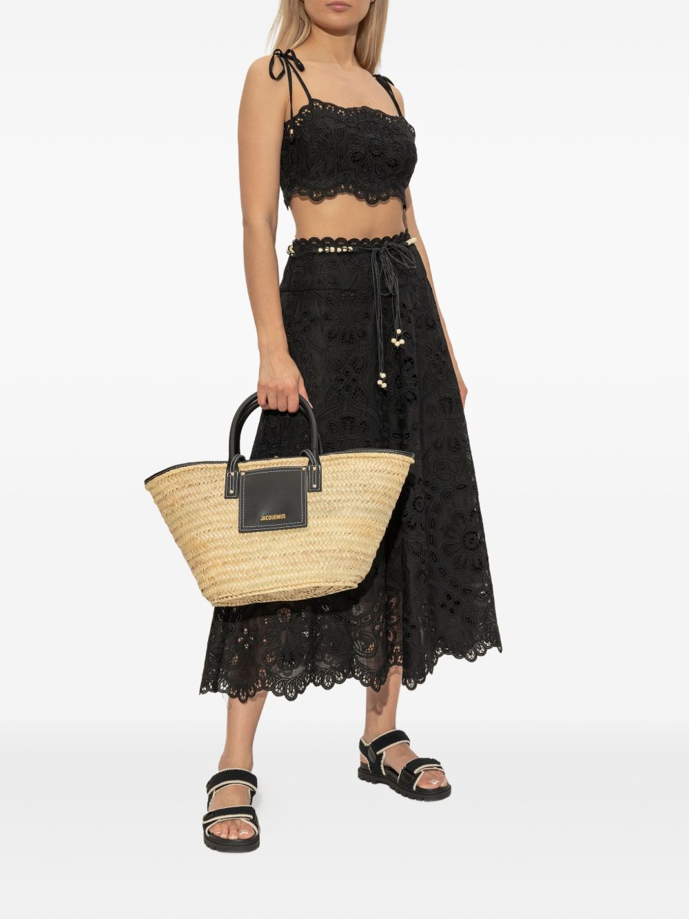 Brynn crochet double-strap sandals - 5