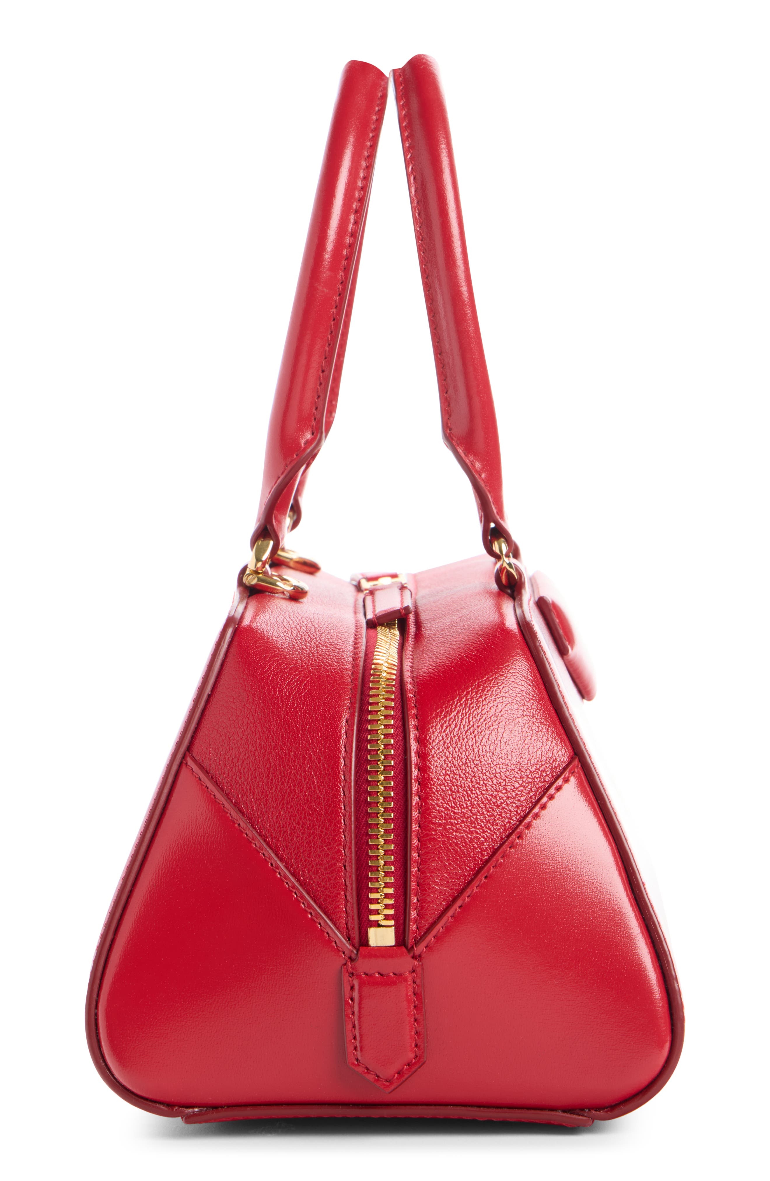 Givenchy Small Antigona Leather East/West Satchel in Vermillon at Nordstrom - 4