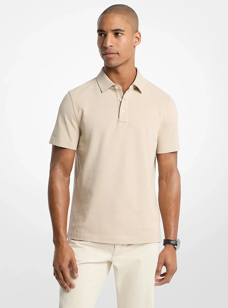 Pima Cotton Piqué Polo Shirt - 1
