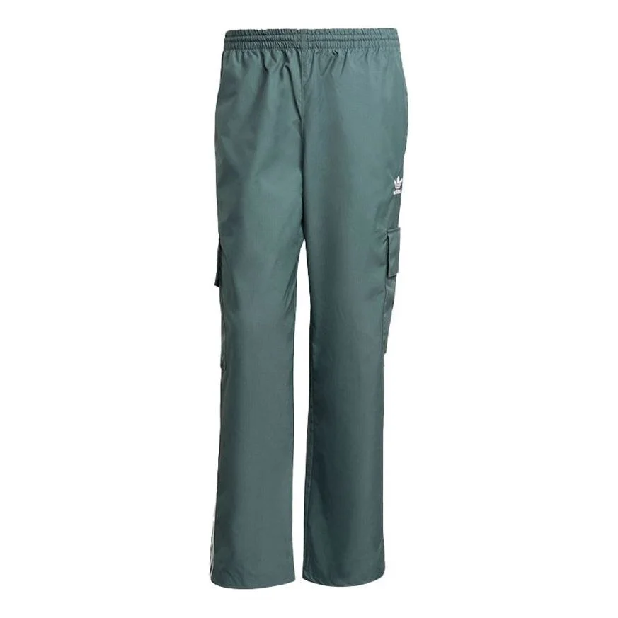 Men's adidas originals 3-Stripes Cargo Woven Breathable Running Sports Pants/Trousers/Joggers Light - 1
