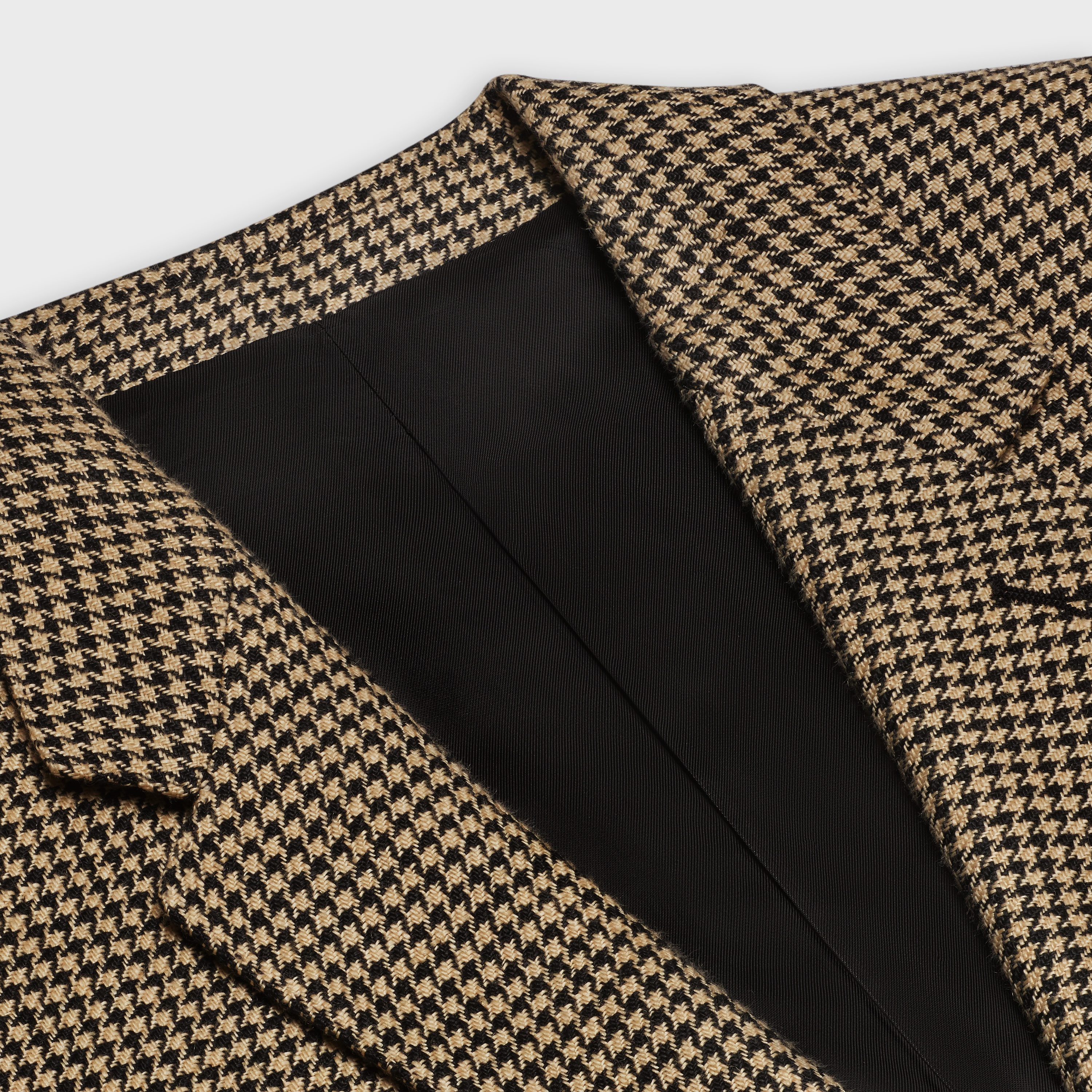 CLASSIC JACKET IN HOUNDSTOOTH LINEN - 3